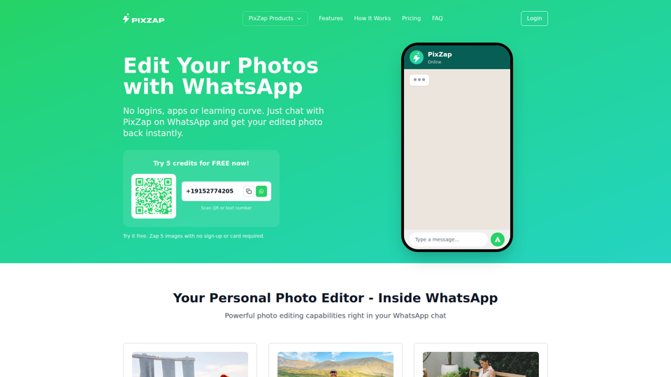 PixZap - Edit Your Photos with WhatsApp