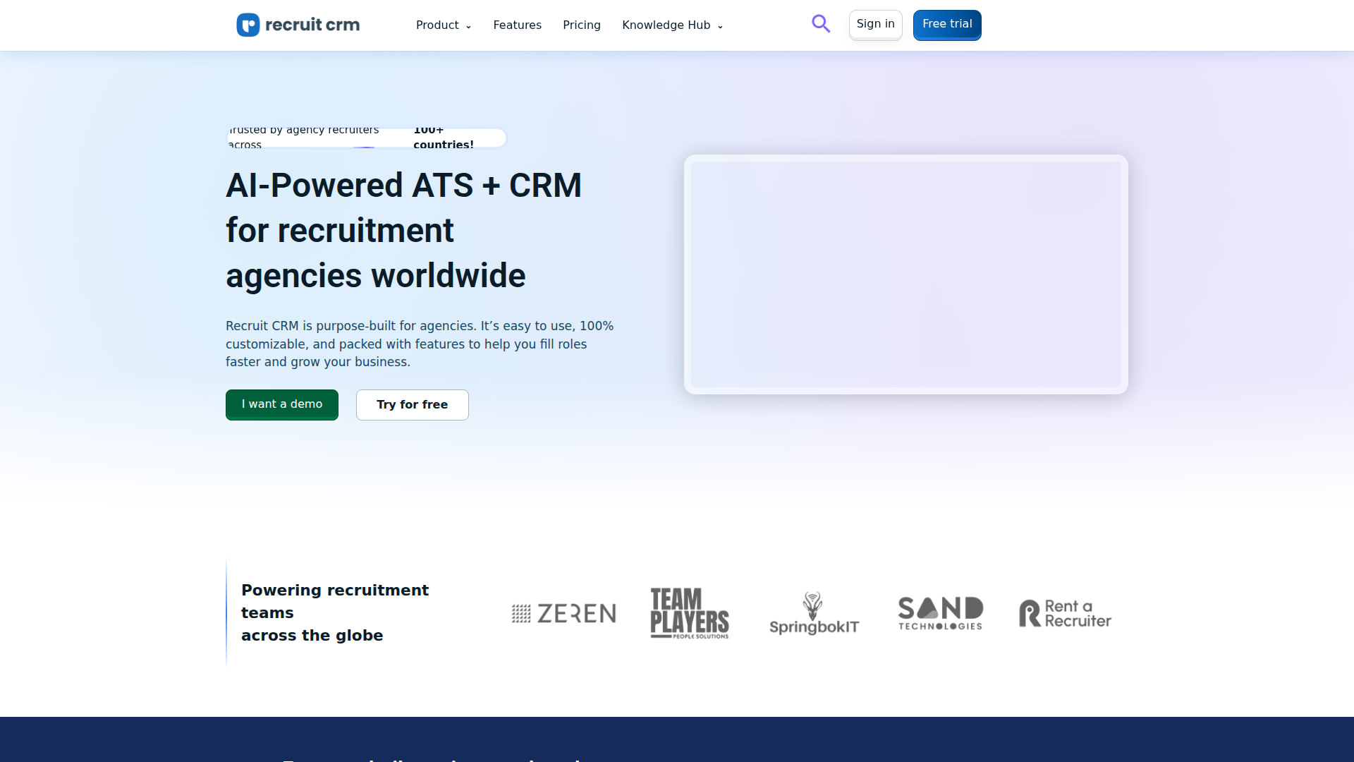 Recruit CRM: Easy-to-use, AI-powered recruitment software