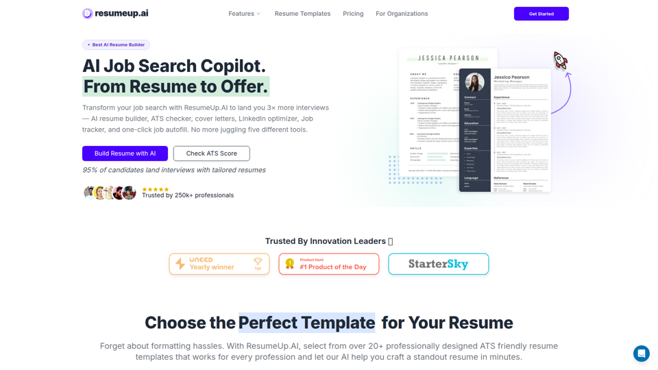 AI Resume Builder & ATS Checker — Land 3x More Interviews