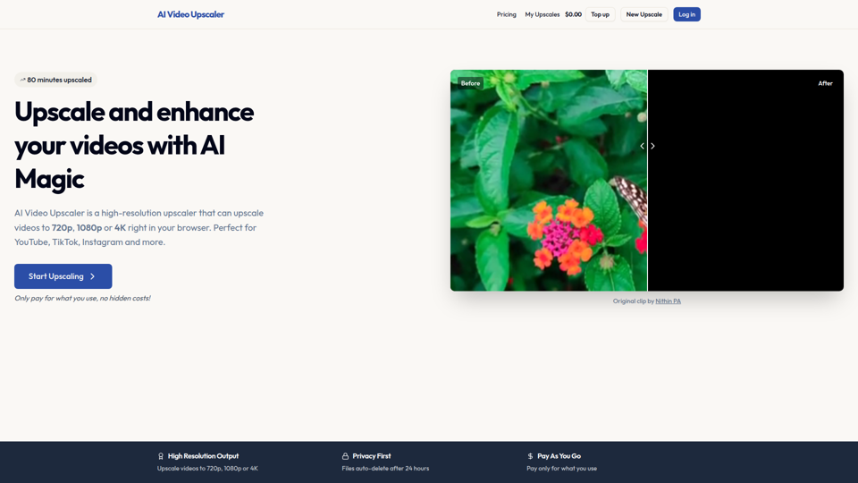 AI Video Upscaler - Enhance Your Videos with AI