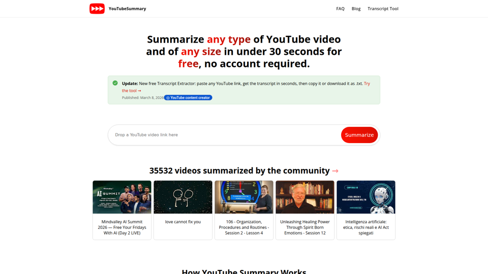 YouTube Summary