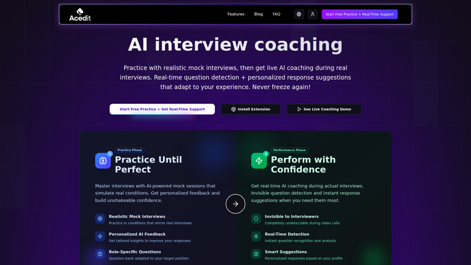 Transforma tus habilidades para entrevistas con nuestro coach de entrevistas con IA