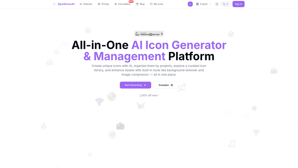 SparkIconAI — Plataforma de gestión y generación de iconos con IA