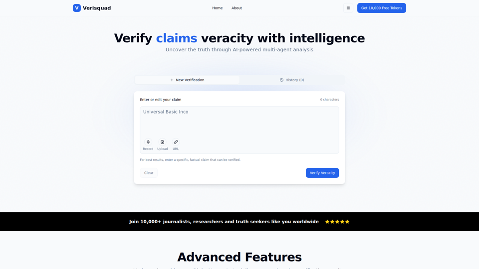 Verisquad - AI 驱动的索赔验证