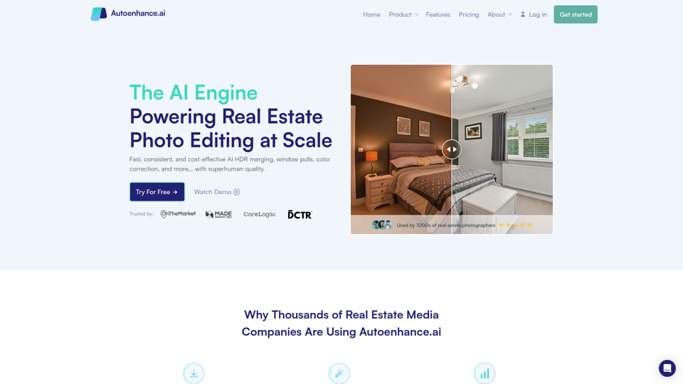 Autoenhance.ai - Sofortige Fotobearbeitung mit KI - Sofortige Fotobearbeitung mit KI