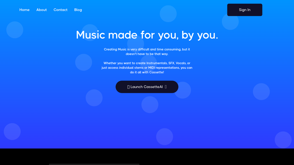 CassetteAI: Tu copiloto para la generación de música con IA