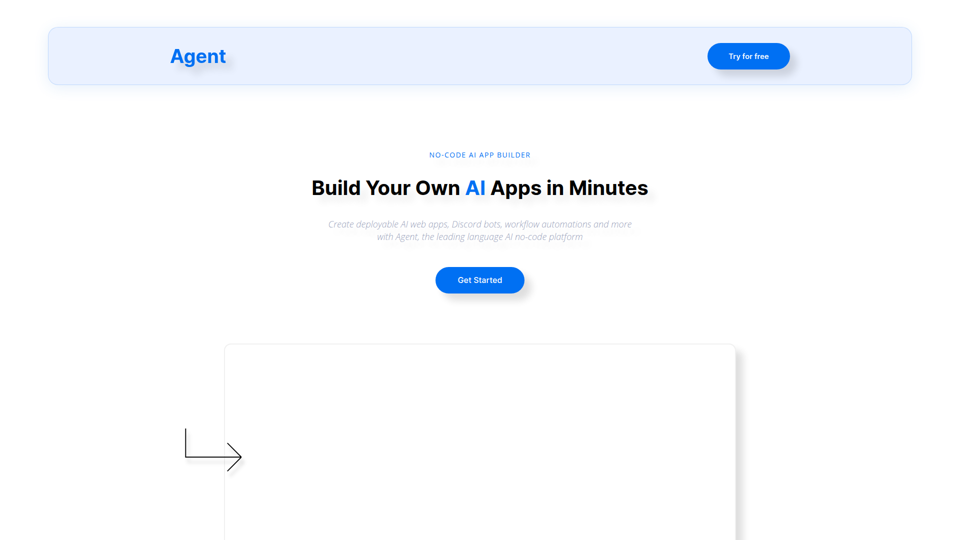 Agent: Build Natural Language AI Apps in Minutes