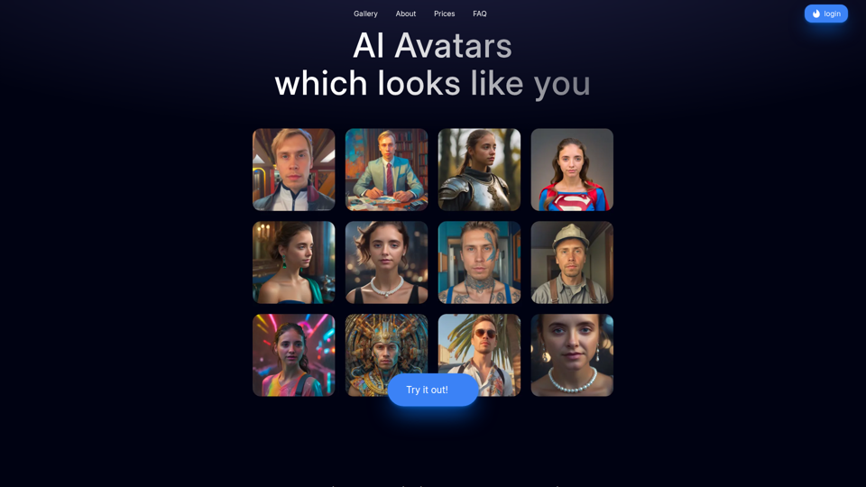 Generador de retratos con IA