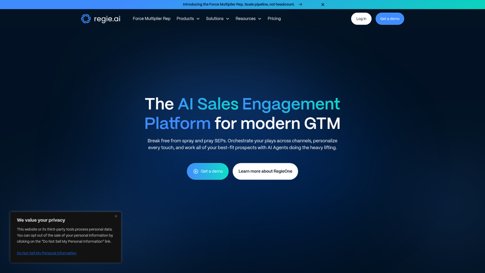 Regie.ai: Generieren Sie mehr Pipeline mit der weltweit einzigen KI-SEP