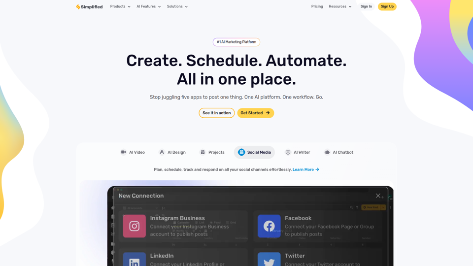 Simplified: An Easy to Use All-In-One App For Modern Marketing Teams