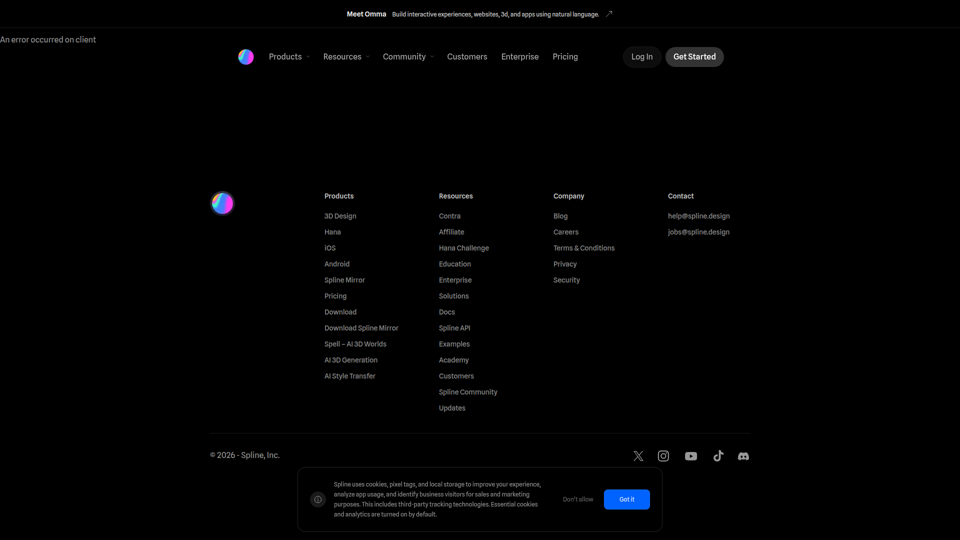 Spline - Herramienta de diseño 3D en el navegador con colaboración en tiempo real