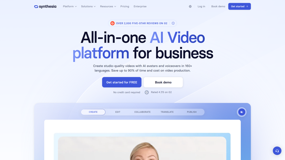 Synthesia : plateforme vidéo IA n° 1 pour les entreprises
