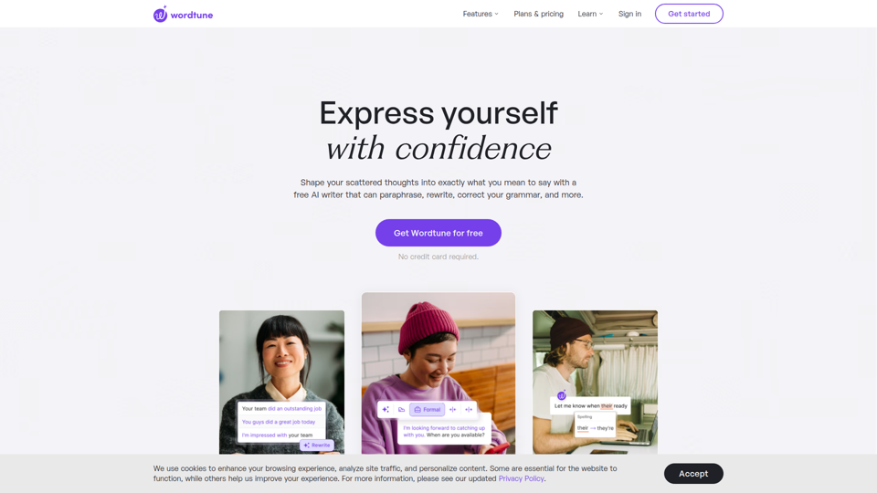 Wordtune — Express yourself with confidence
