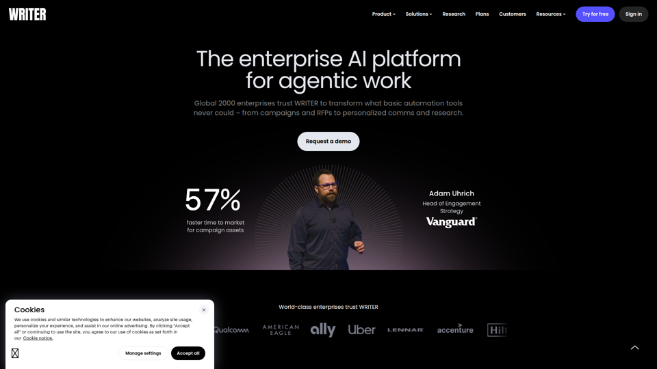 WRITER - The enterprise AI platform for agentic work