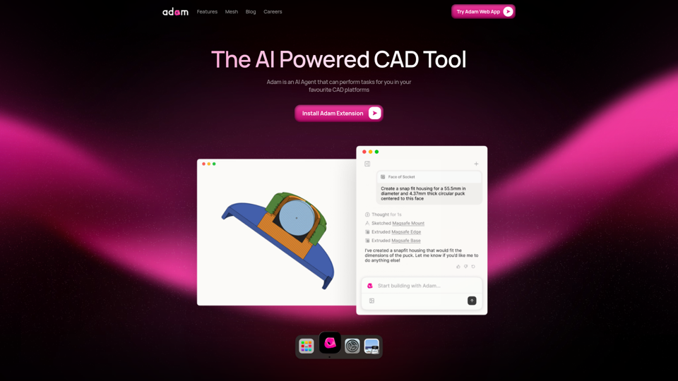 Adam – KI-gestütztes CAD