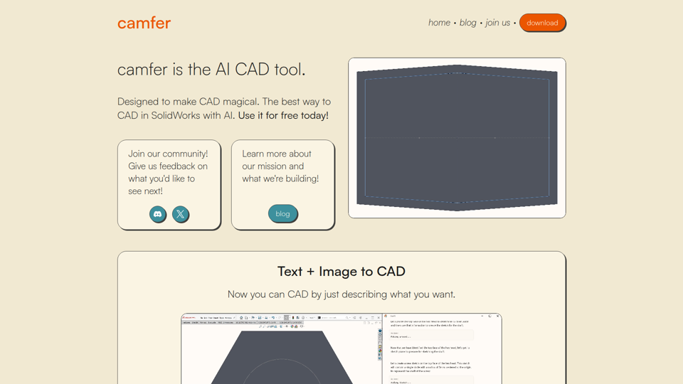 camfer – das KI-CAD-Tool