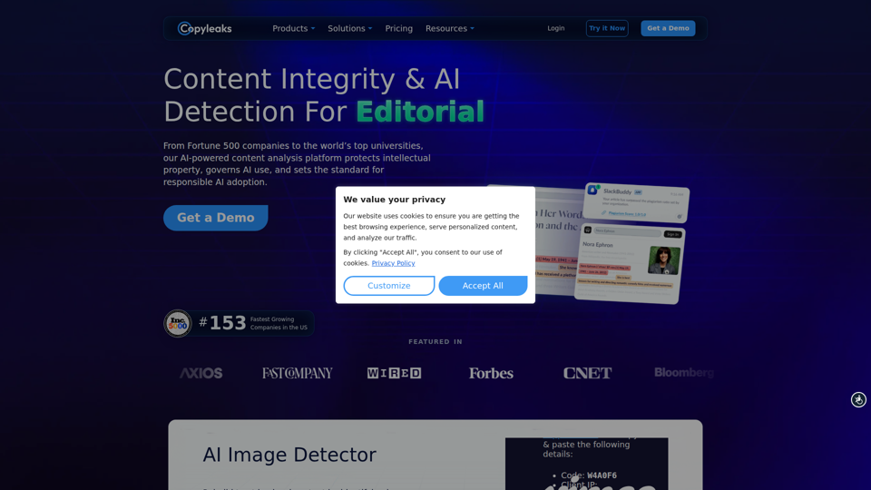 AI Content & Text Authenticity Detection | Copyleaks