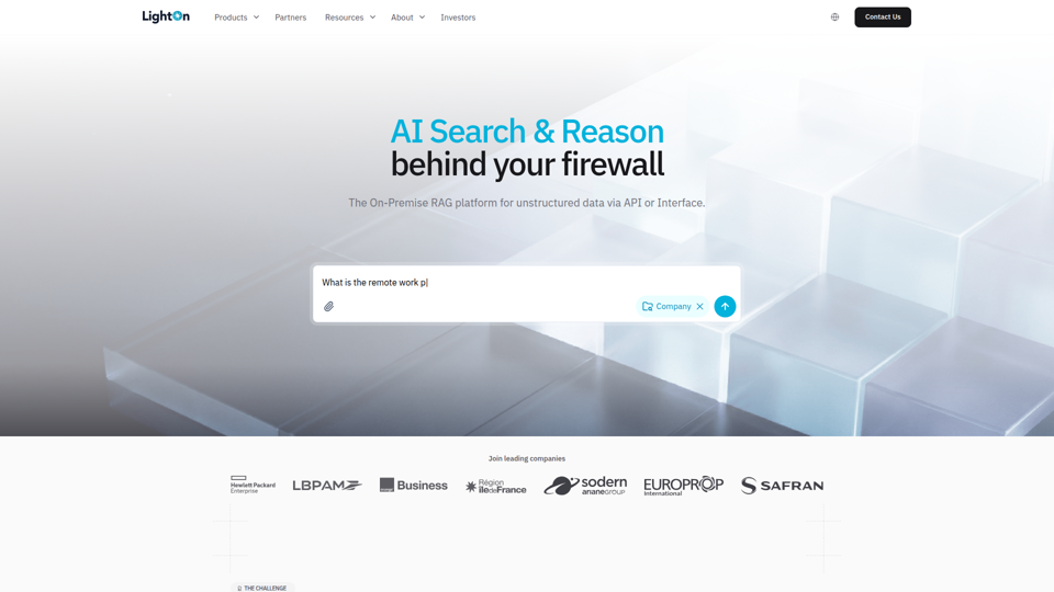 AI Search & Reason Behind Your Firewall