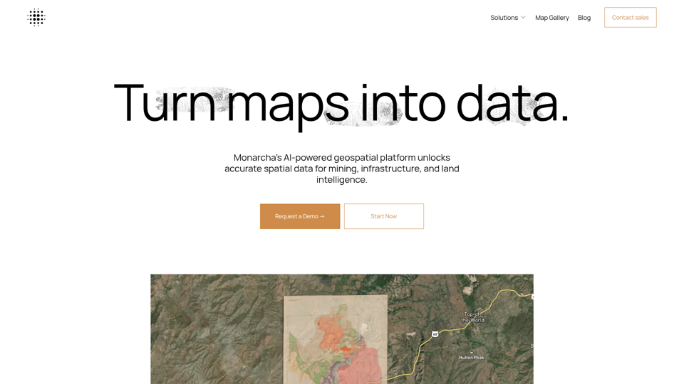 Monarcha | AI-Powered Geospatial Platform