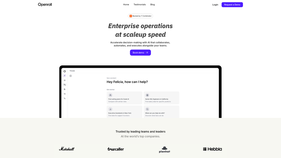 報酬のためのAIエージェント | Openroll