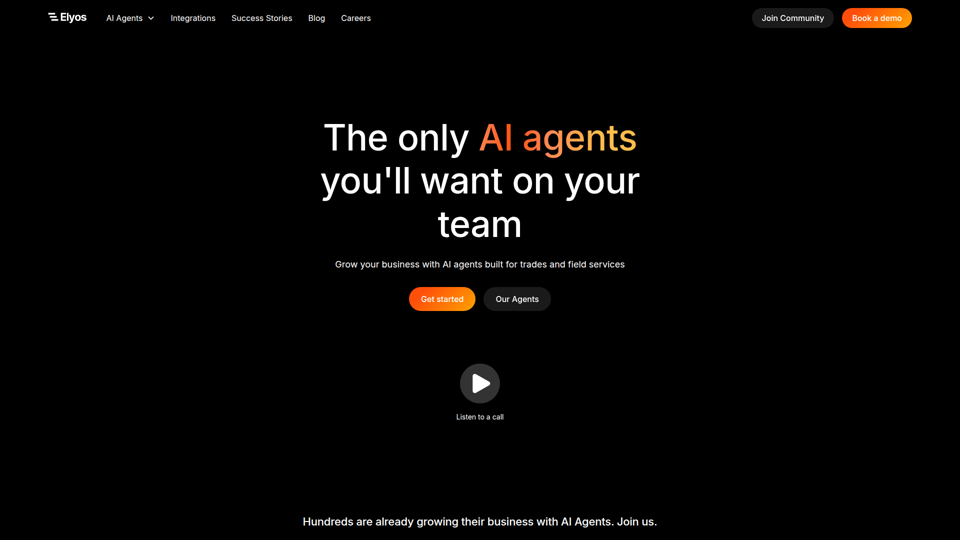 Elyos AI - Agents d’IA pour les services sur le terrain