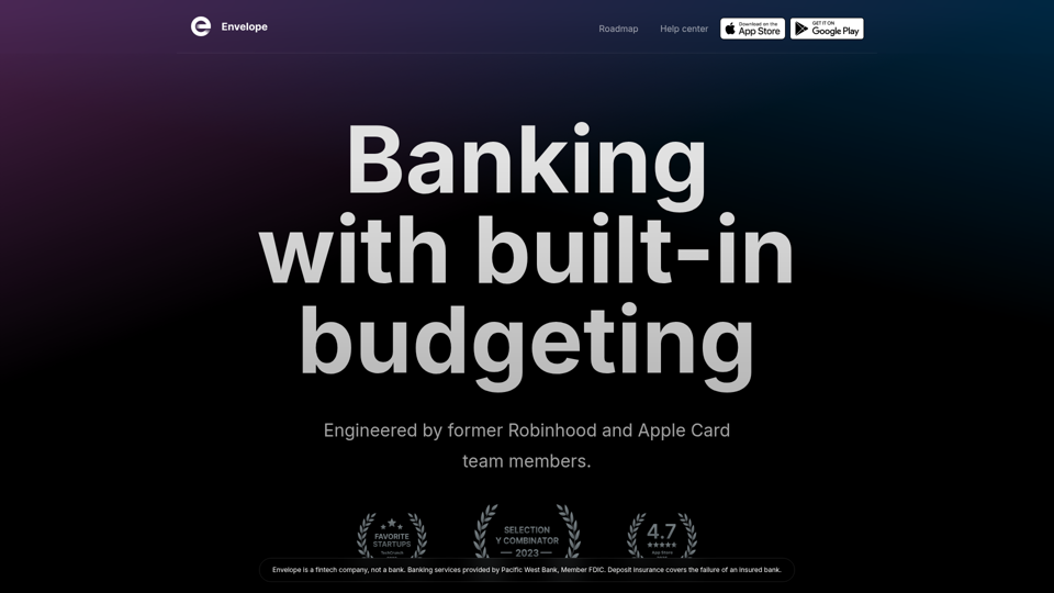 エンベロープ - 予算管理を内蔵したバンキング