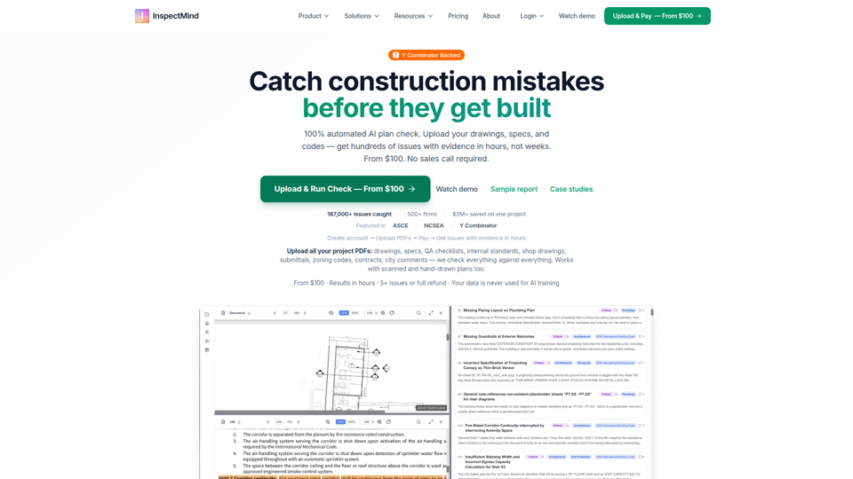 AI Construction QAQC | Plan Check & Drawing Review | From