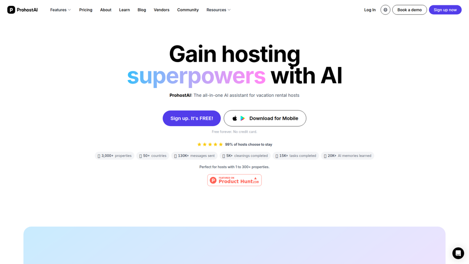 ProhostAI - Gain hosting superpowers with AI