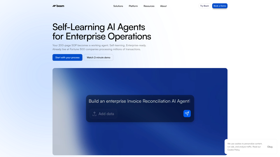 Führende Plattform für agente Automatisierung & KI-Agenten | Beam KI