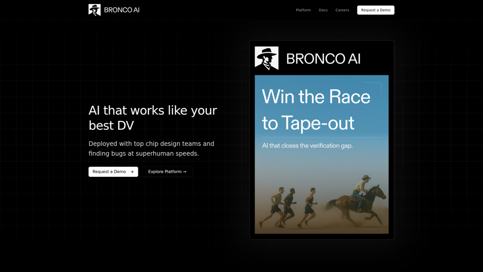 Bronco AI | AI Agents for DV