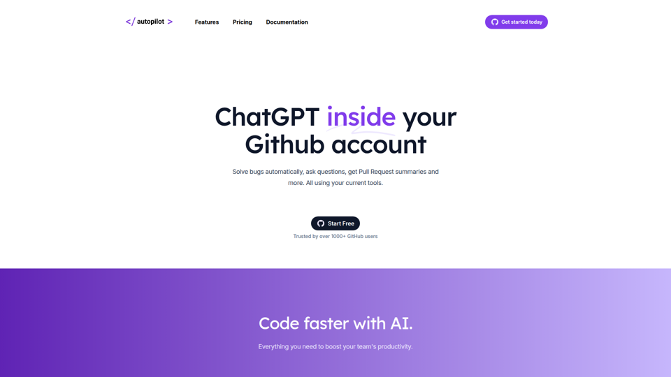 Autopilot - your Github GPT companion
