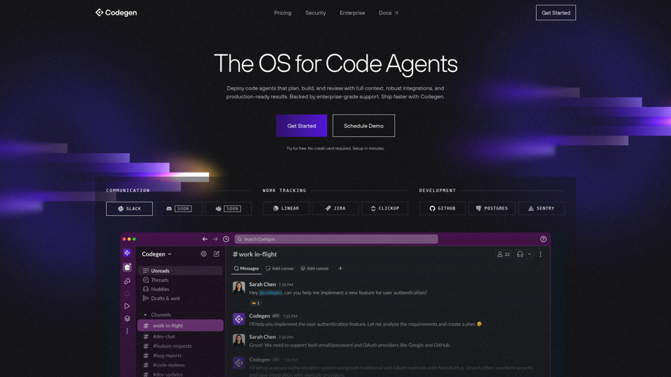 Codegen | The OS for Code Agents