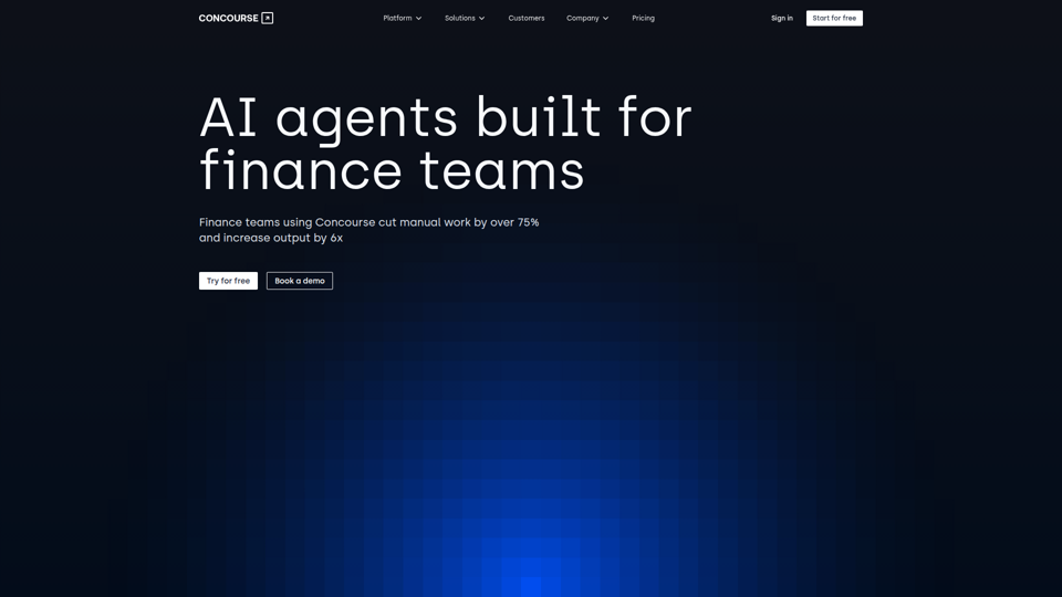 Concourse | AI Agents for Corporate Finance Teams