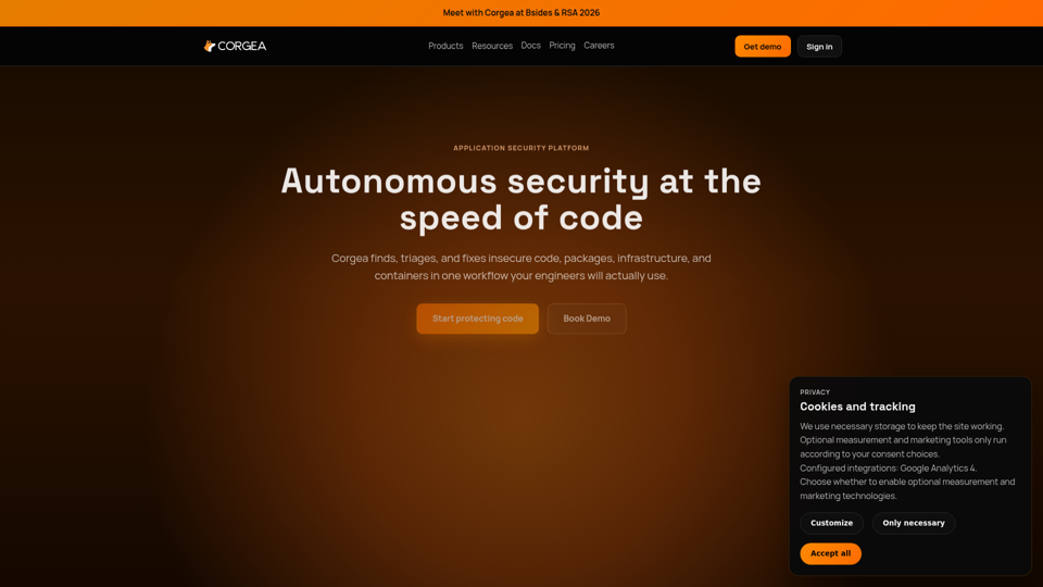 Corgea | Plataforma de seguridad de aplicaciones