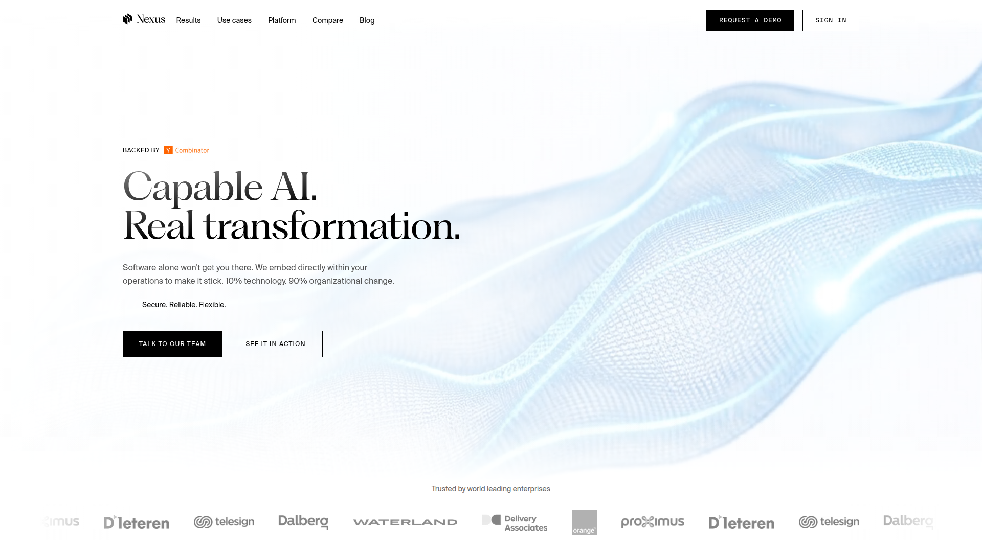 Nexus — Enterprise AI Agent Platform | AI That Finally Delivers | Nexus