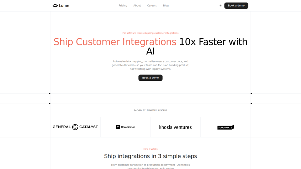 Lume：AI搭載の顧客統合プラットフォーム