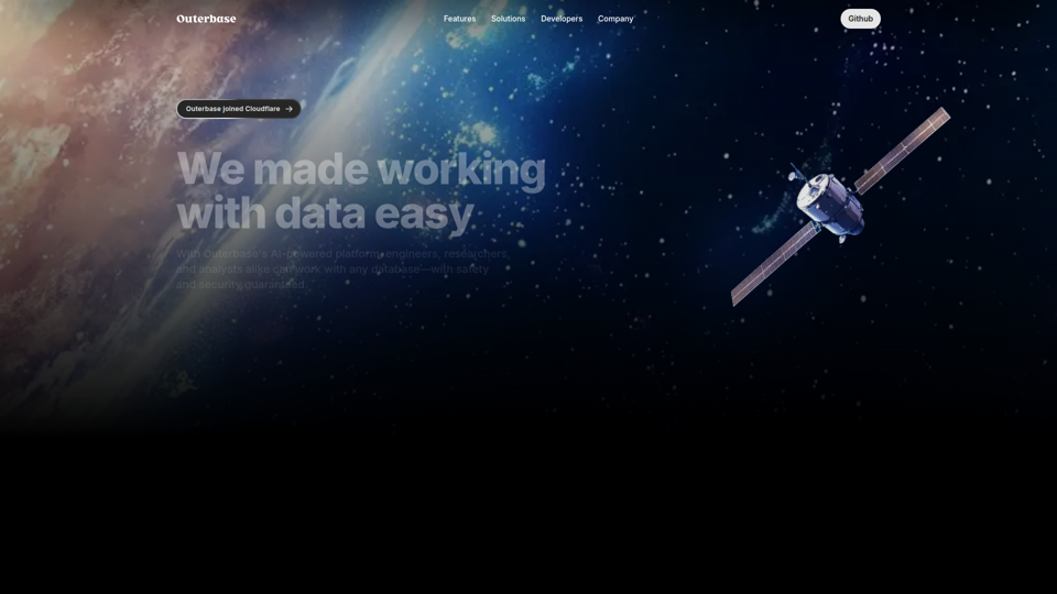 Outerbase | あなたのデータベースのためのインターフェース