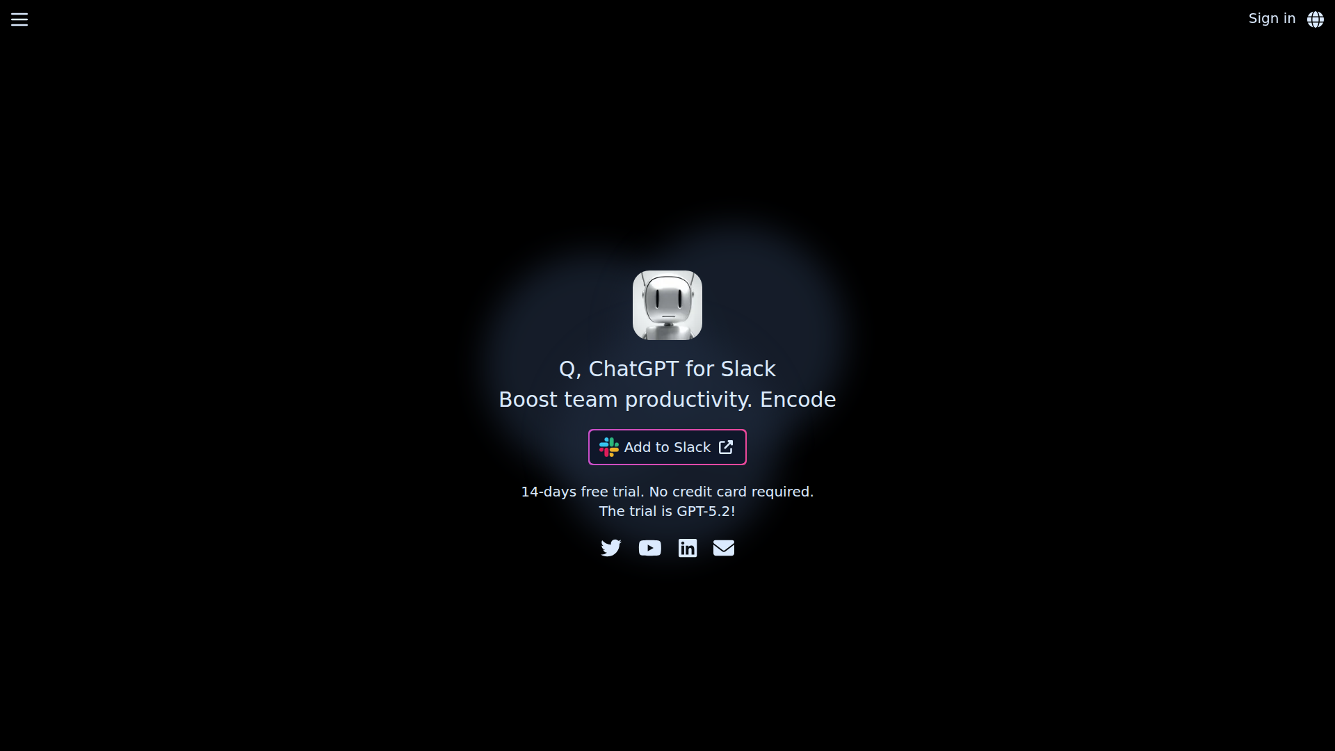 Home - Q, ChatGPT for Slack