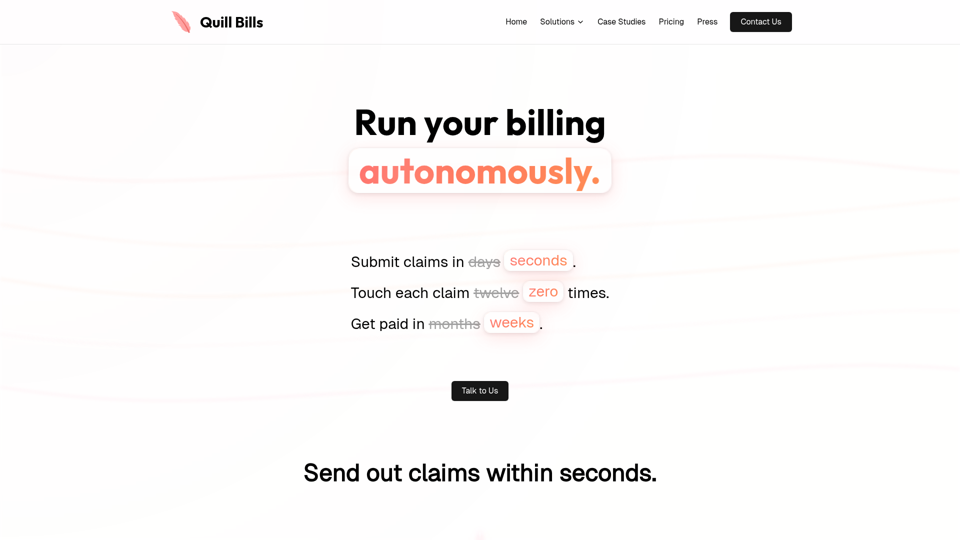Quill Bills | Run your billing autonomously.