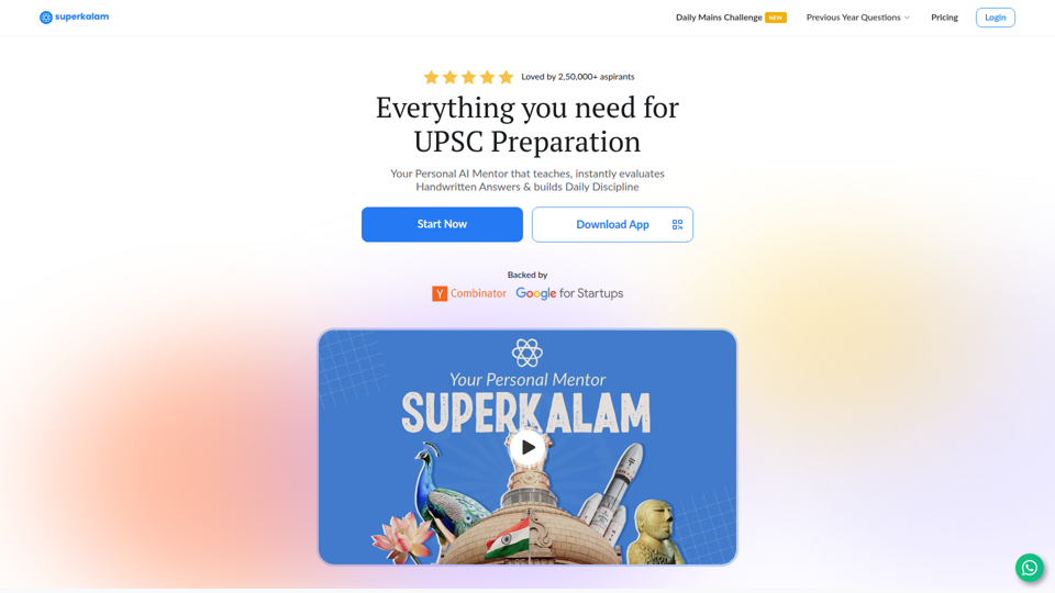 SuperKalam: UPSC準備のためのパーソナルAIメンター
