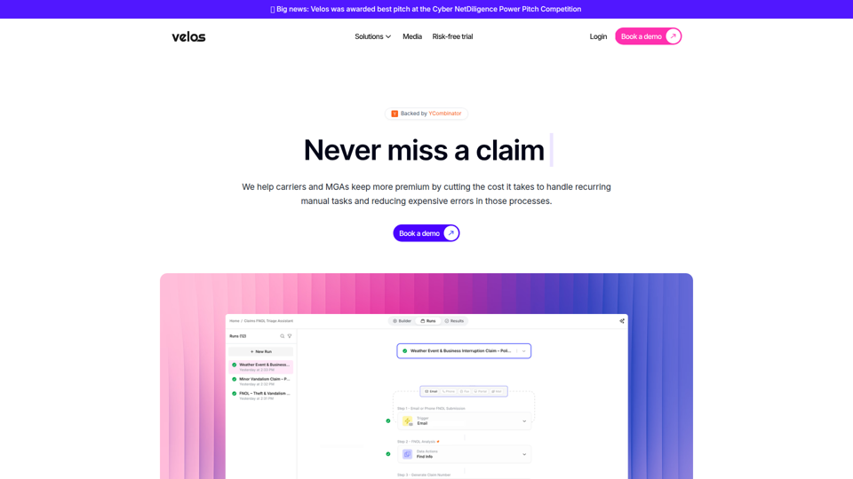 Velos: Automatización con IA para su back office