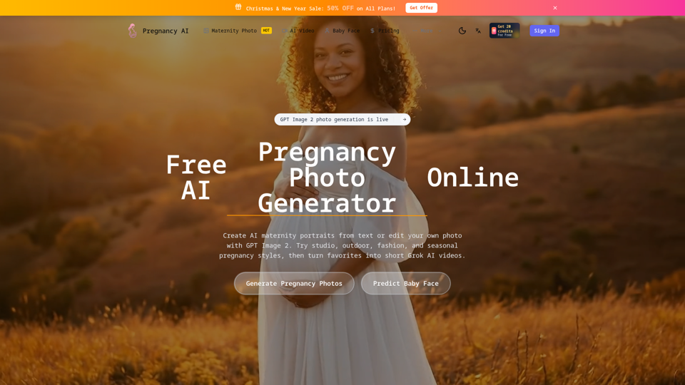 Pregnancy AI - Free AI Maternity Photo Generator Online | Pregnancy Filter