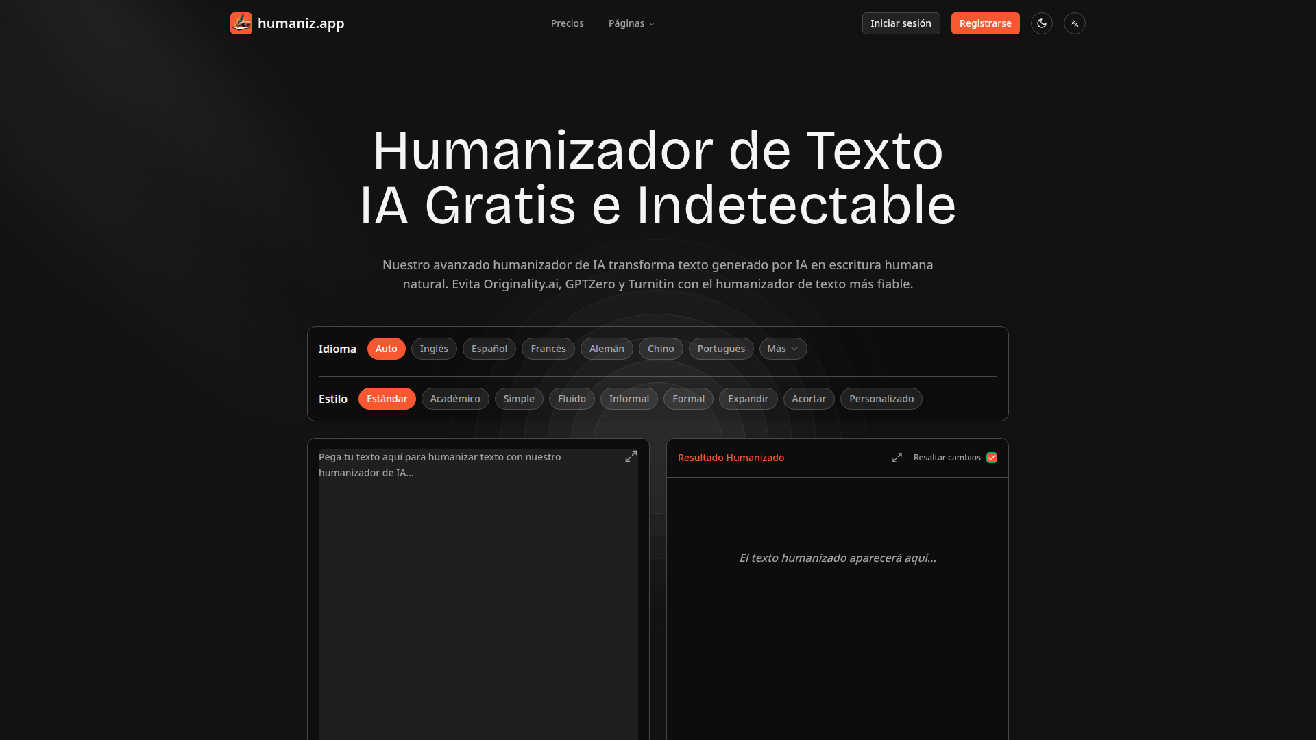 AI 文本人性化 - humaniz.app | 面向检测器的免费 AI 人性化工具