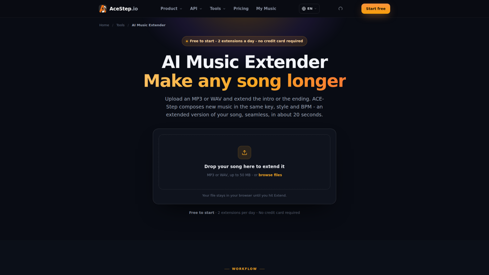 Free AI Music Extender - Make Any Song Longer Online | ACE-Step