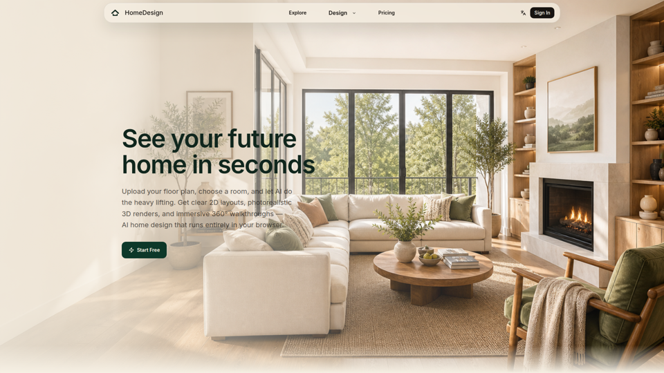 AI Home Design from Floor Plans | HomeDesign